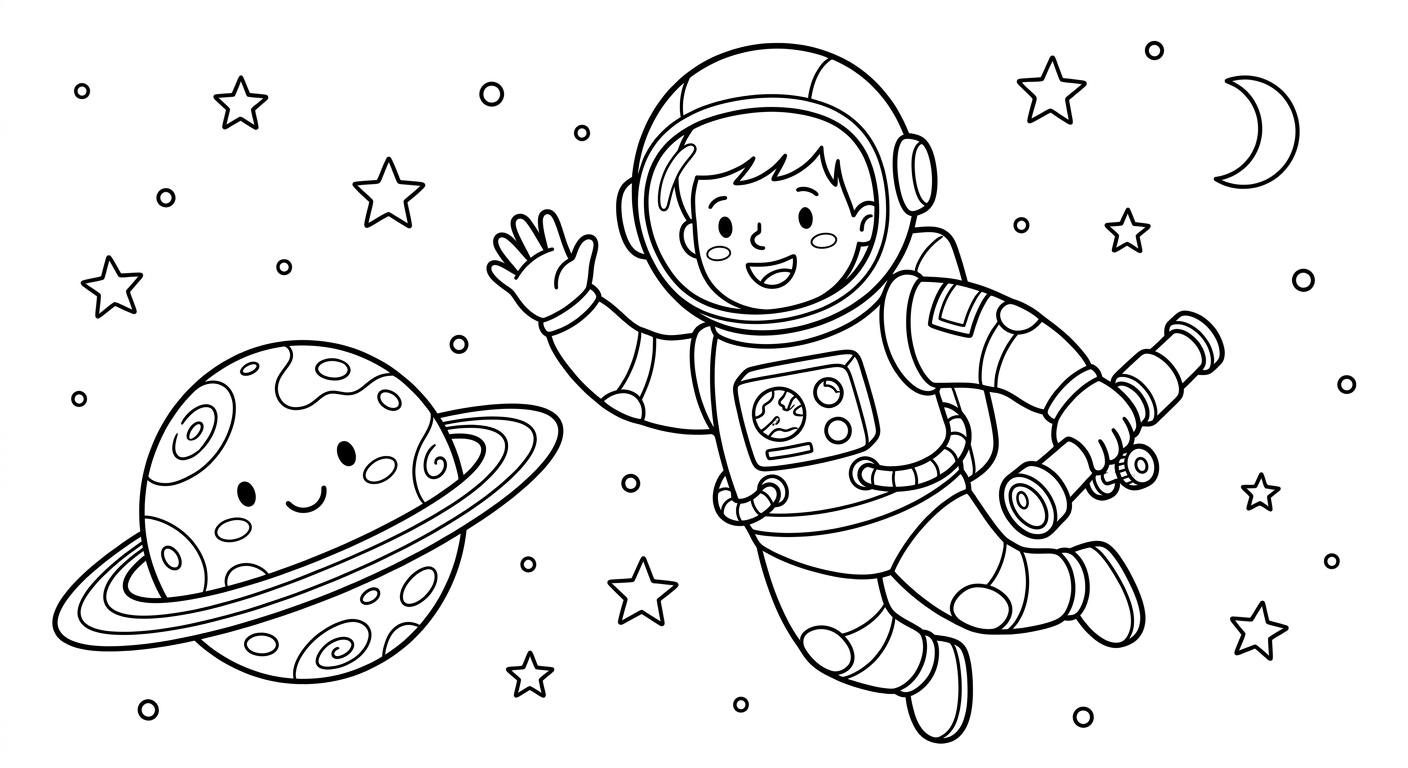 Space adventure for class